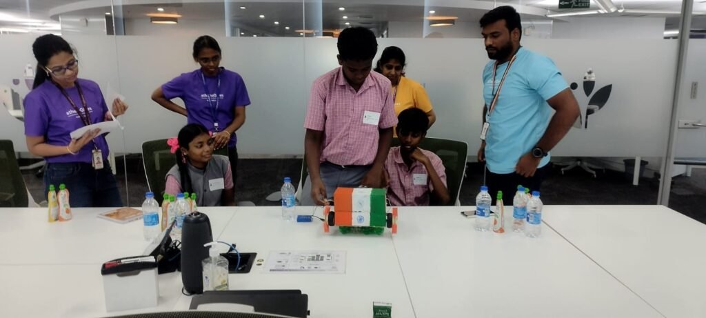 WRO India Teams visit Athenahealth's Office 