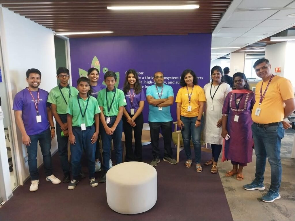 WRO India Teams visit Athenahealth's Office 